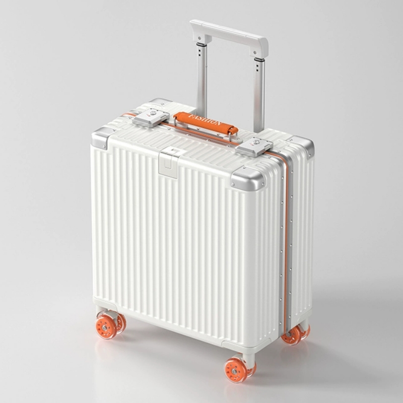 Aluminum Frame Carry On Luggage - Koper Kabin 18 inci dengan Roda