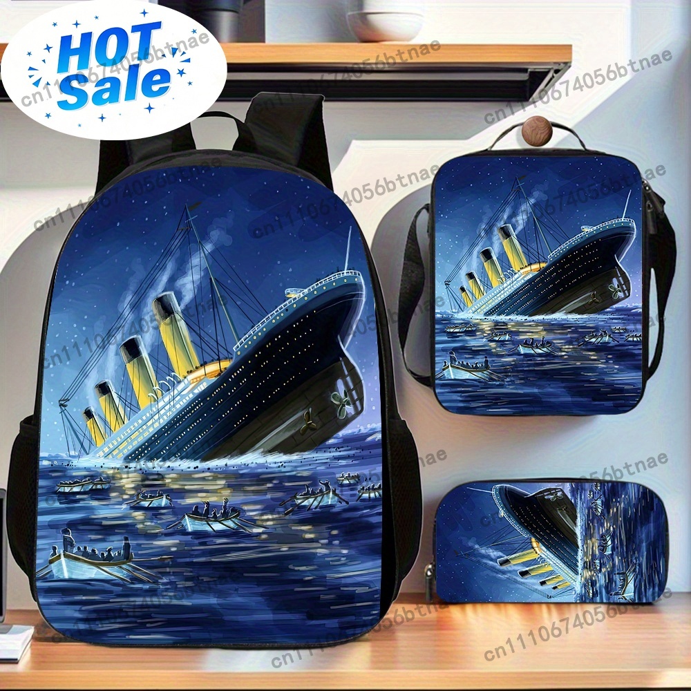 Handbags - Set Ransel Motif Titanic 3 Buah