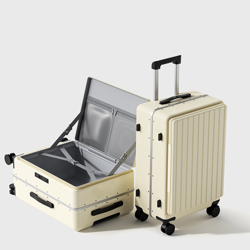 Aluminum Frame Carry On Luggage - Koper Samping Terbuka Model Baru 2025