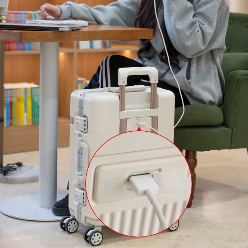 Koper Troli Perjalanan 20/22/2 - Aluminum Frame Carry On Luggage ulasan dan harga
