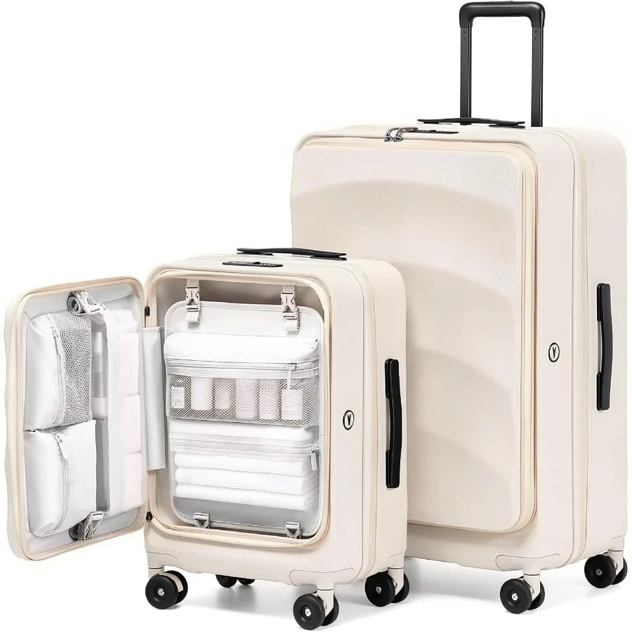 Set Koper dengan Bukaan Atas y - Expandable Hard Shell Luggage Set ulasan dan harga