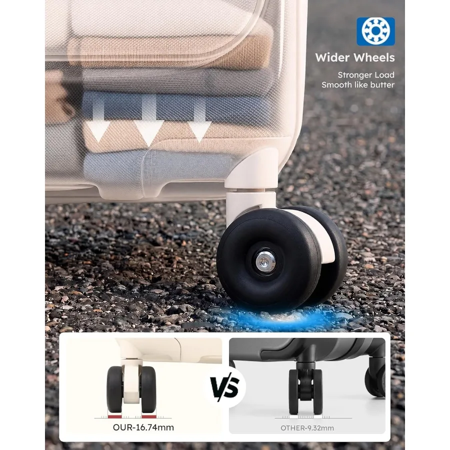 Set Koper dengan Bukaan Atas y - Expandable Hard Shell Luggage Set ulasan dan harga