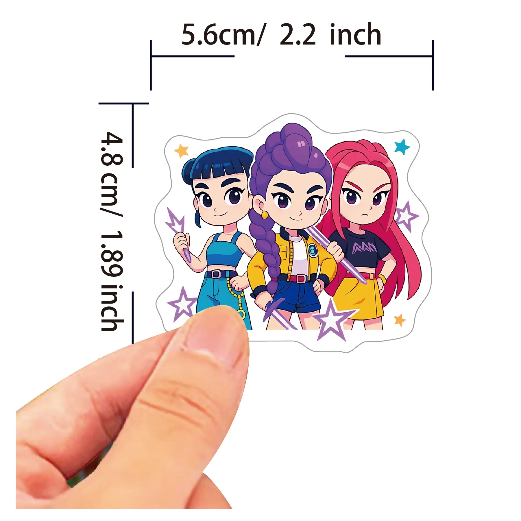 60 buah stiker anime bergambar - Luggage ulasan dan harga