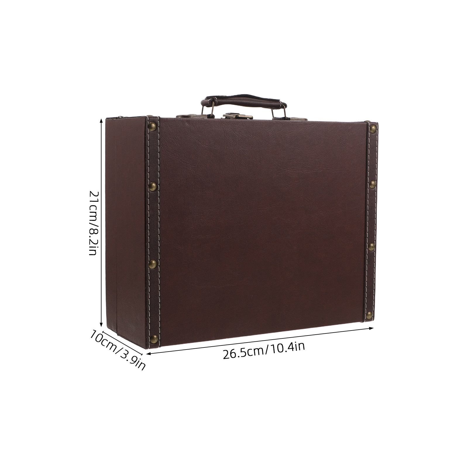 Kotak Penyimpanan Kayu Bergaya - Retro Vintage Trunk Suitcase ulasan dan harga