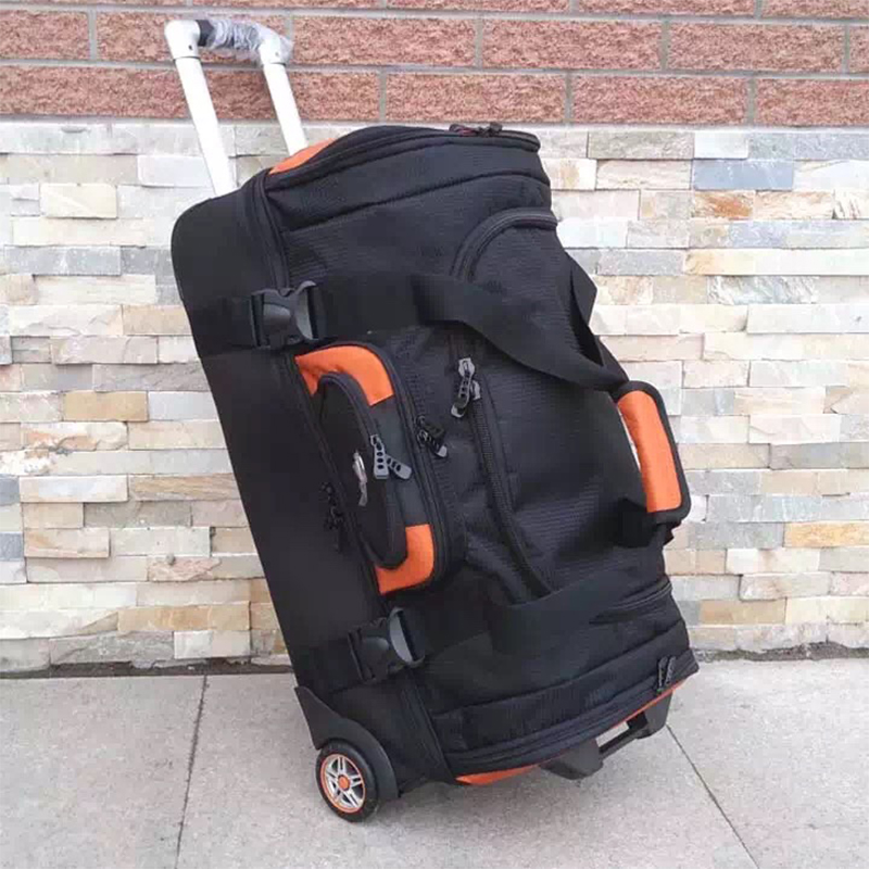 Tas Koper Beroda Kapasitas Bes - Foldable Rolling Luggage Bag ulasan dan harga