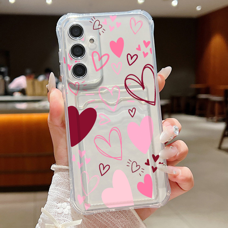 Casing Ponsel Bening Pola Daun - Wallets ulasan dan harga