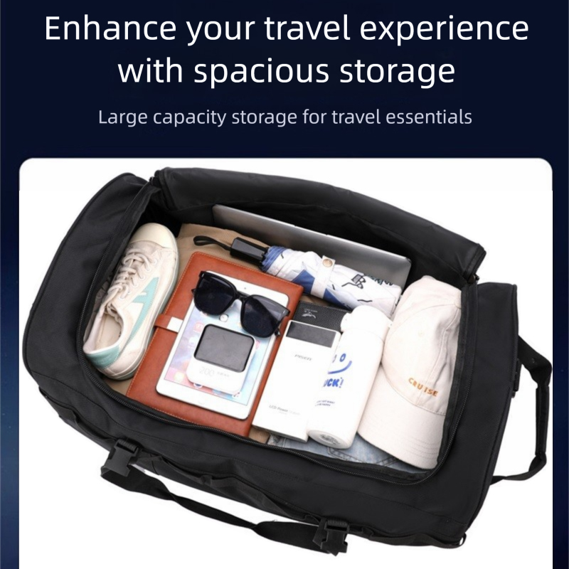 Tas Duffel Lipat Tahan Air Ber - Foldable Rolling Luggage Bag ulasan dan harga