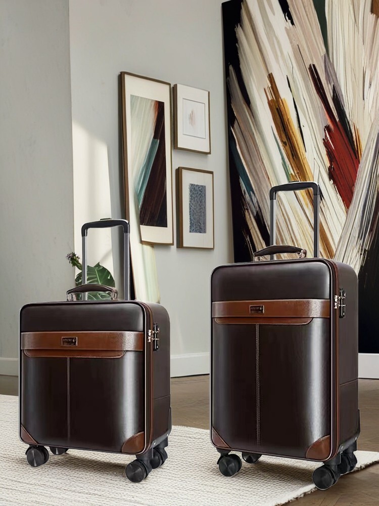 Set Bagasi Bergulir Kulit PREM - Spinner Wheel Rolling Suitcase 20 Inch ulasan dan harga