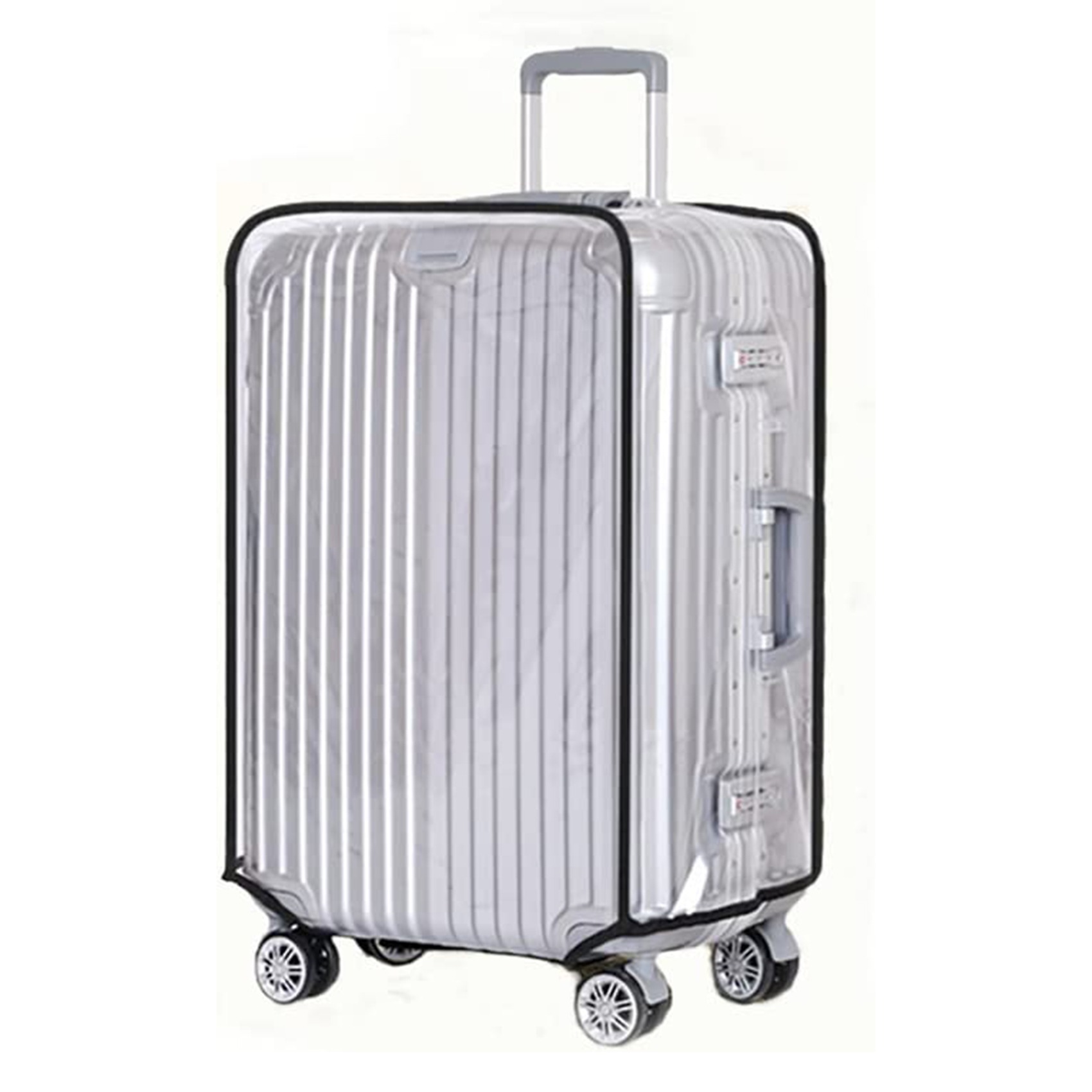 Pelindung Koper Transparan Bar - Waterproof Suitcase Cover Protector ulasan dan harga