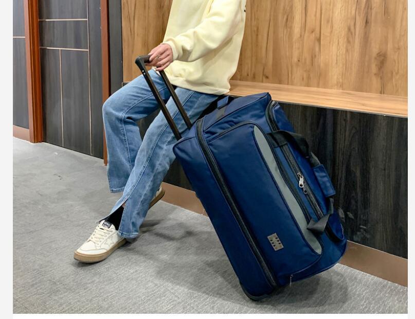 Tas Koper Jinjing Pria 22 Inci - Foldable Rolling Luggage Bag ulasan dan harga