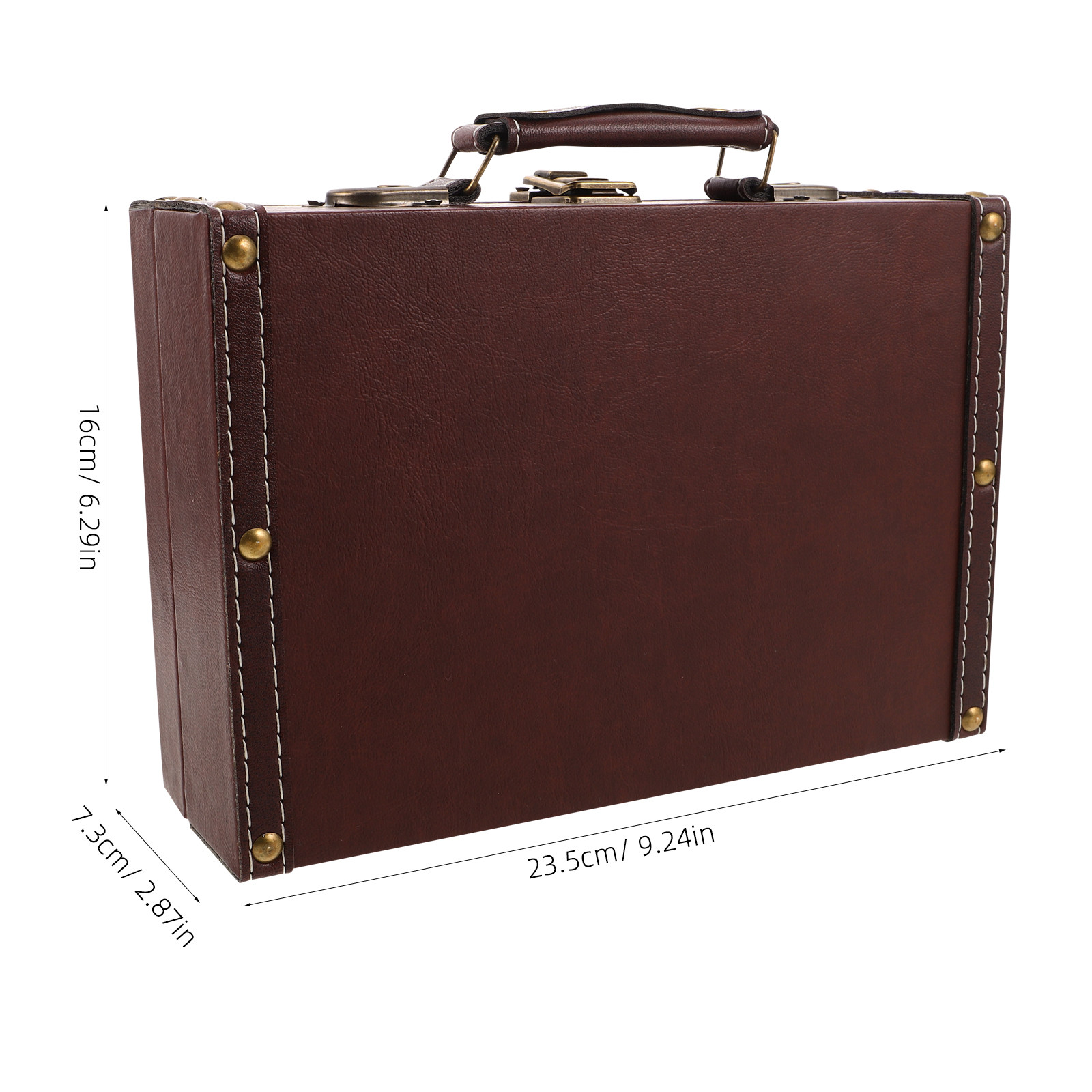 Kotak Penyimpanan Kayu Bergaya - Retro Vintage Trunk Suitcase ulasan dan harga