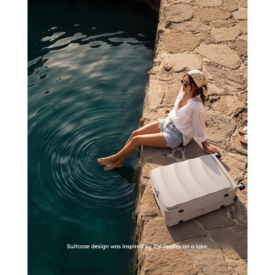 Set Koper dengan Bukaan Atas y - Expandable Hard Shell Luggage Set ulasan dan harga