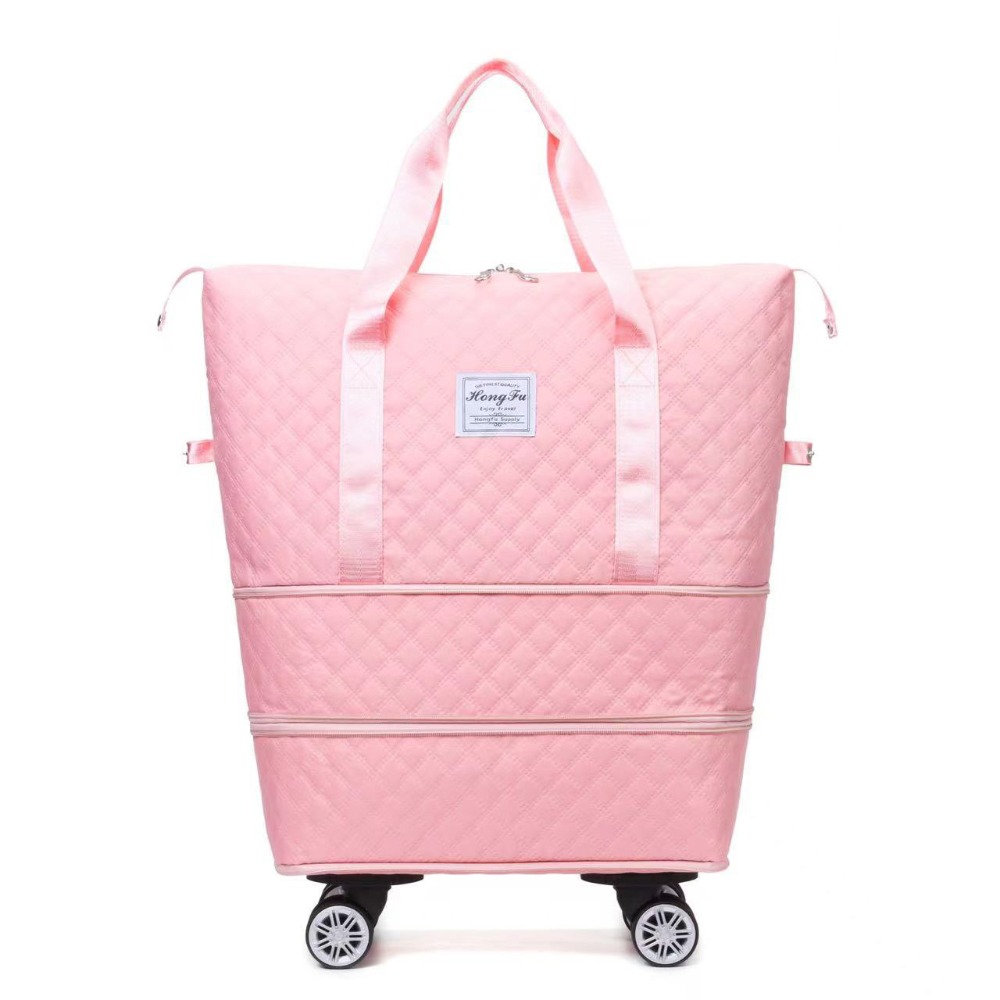 Tas Duffel Kain Oxford Baru Ka - Foldable Rolling Luggage Bag ulasan dan harga