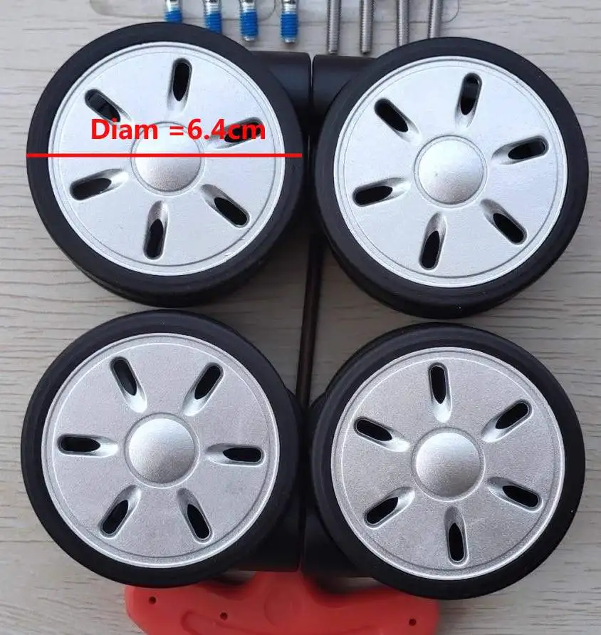 Cocok untuk penggantian roda k - Silent Replacement Luggage Wheels ulasan dan harga