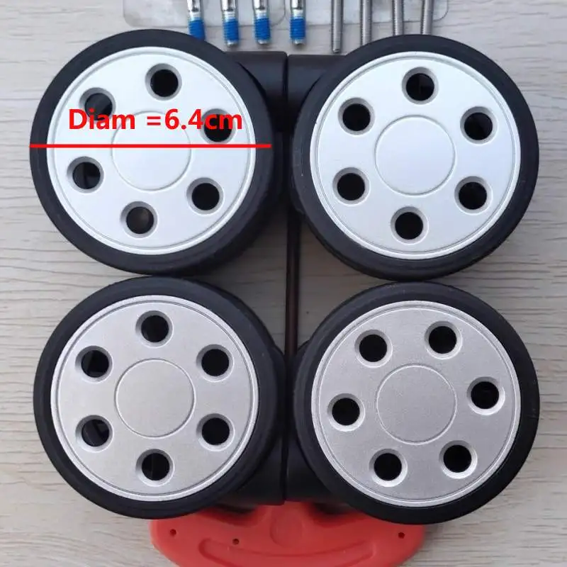 Cocok untuk penggantian roda k - Silent Replacement Luggage Wheels ulasan dan harga