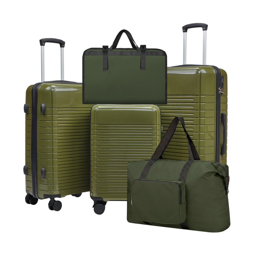 Set Koper 5 Buah dengan Cangka - Spinner Wheel Rolling Suitcase 20 Inch ulasan dan harga
