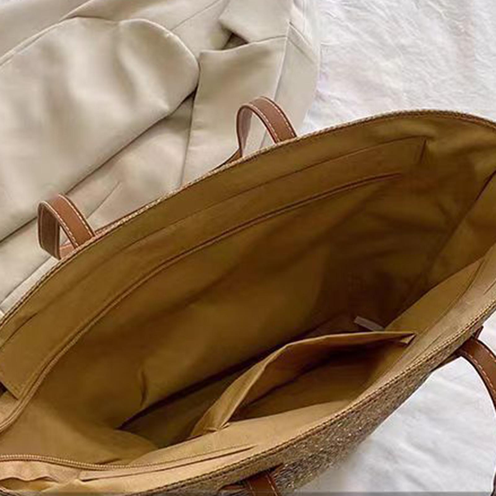 Tas Tote Jerami Boho Besar Bar - Handbags ulasan dan harga